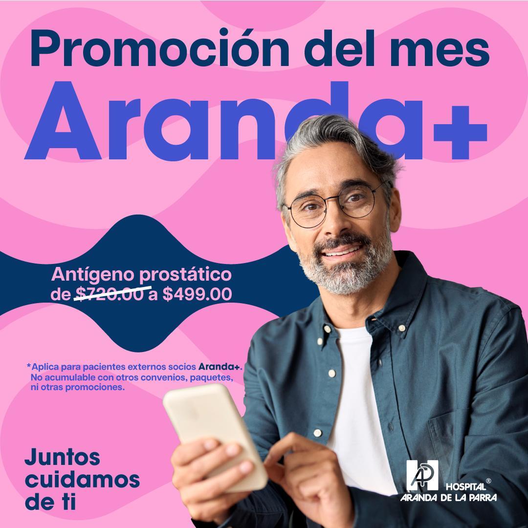 Promoción Junio Aranda+: Estudio de antígeno prostático (PSA)