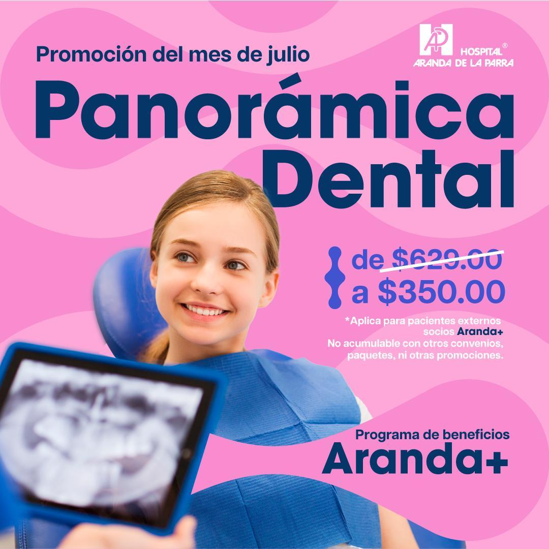 Promoción de Julio: Panorámica Dental a solo $350